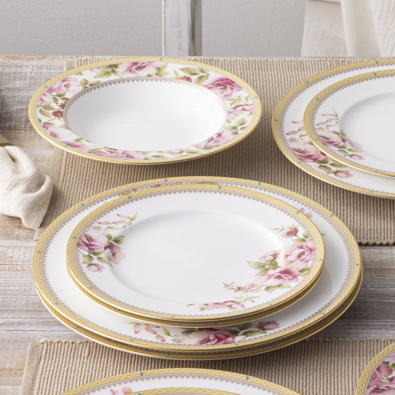Noritake Hertford 12-Piece Dinnerware Set, Service For 4 Noritake Hertford 12-Piece Dinnerware Set, Service For 4